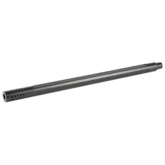 True Precision Rimfire Barrel 22LR Fluted Bull Profile Threaded Multi-Port Compensator Fits Nitride Finish Black