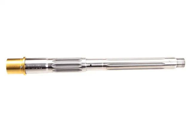 Rainier Arms Ultramatch MOD2 300 Blackout .800 Gas Block TiN Extension- 10.5 Polished