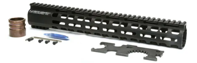 Griffin Armament Low Pro Rigid M-LOK Rail 13.5in Black Large