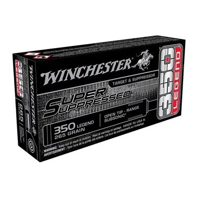 Super Suppressed 350 Legend 255gr Open Tip Subsonic 200/Case