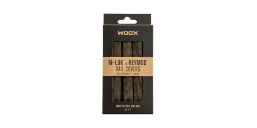 WOOX M-LOK & KeyMod Rail Covers (Set of 3) - Micarta Green