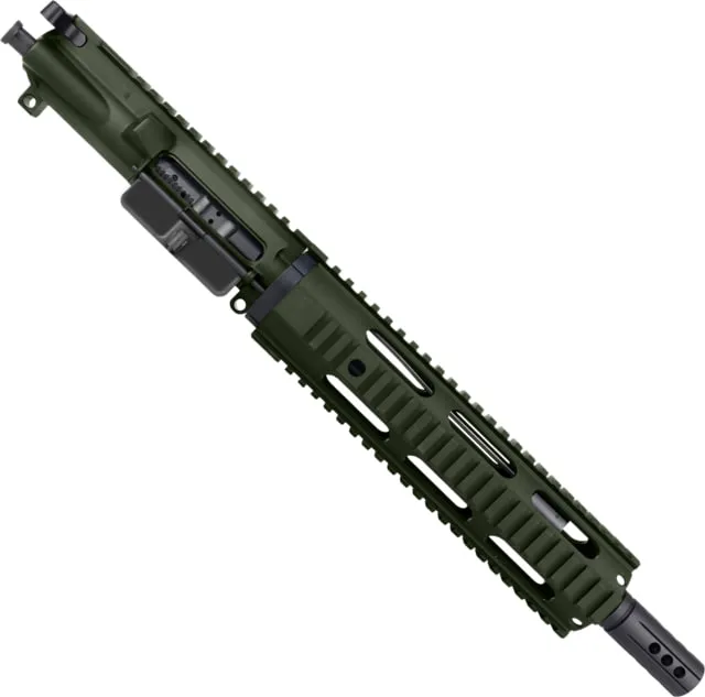 ABC RIFLE COMPANY AR-15 7.62x39mm 10in Quadrail Handguard Complete Pistol Upper Receiver w/BCG And Charging Handle Olive Drab Green