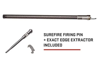 Volquartsen Firearms THM Lightweight Threaded Rifle Barrel Smith & Wesson M&P 15-22 Sport .22 LR 1/2x28 Thread Carbon Fiber Carbon Black
