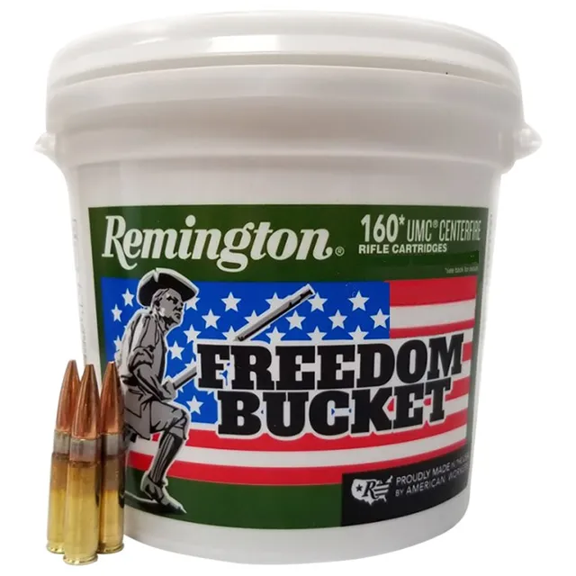 Remington UMC Freedom Bucket 220 gr OTFB .300 Blackout Ammunition, 160 Rounds
