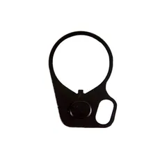 JE Machine Tech AR-15 Sling Mount Adapter End Plate w/Single Oval Loop Right Hand Black