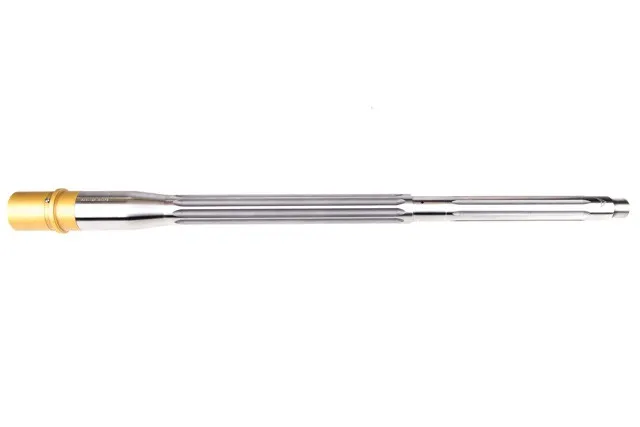 Rainier Arms Ultramatch MOD2 308 .800 Gas Block TiN Extension- 18 Polished