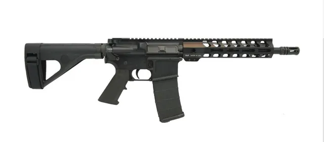 PSA 10.5" Carbine-Length 5.56 NATO 1/7 Nitride Lightweight M-LOK Classic SOB Pistol - 516447162