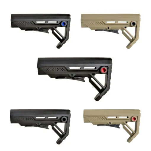 Strike Industries MOD-1 Stock (Black, FDE, Red, Blue) - Blue