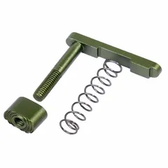 Guntec USA AR-15 Mag Catch Assembly w/Extended Mag Button Anodized Green