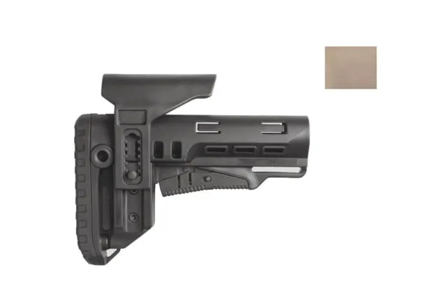 DLG Tactical TBS Tactical Buttstock w/ CCP 56/50 Commercial Spec Tan