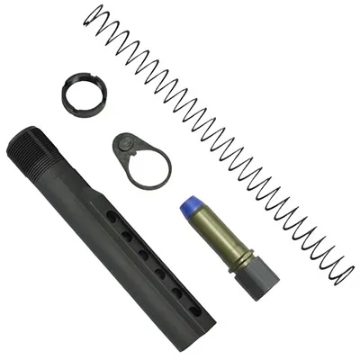 Heavy K-Spec AR-15 H2 Buffer Tube Kit W/4.7oz Buffer Black