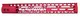 Guntec USA Air Lite M-LOK Free Floating Handguard w/Monolithic Top Rail 15in Red