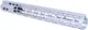 Guntec USA Air Lite M-LOK System Free Floating Handguard With Monolithic Top Rail 15in Anodized Clear