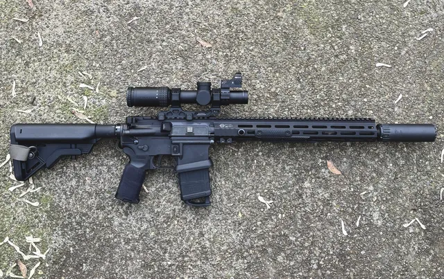Budget 14.5-inch Anderson 'Poverty Pony' with CMT UHPR Rail