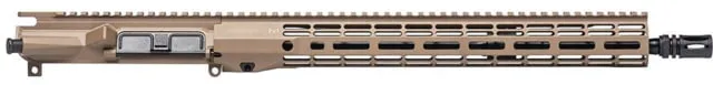 Aero Precision Complete Upper Receiver M4E1-T 5.56x45mm NATO 16in Pencil Mid Length 1 in 7 1/2 x 28 15in A2 Flash Hider Cerakote FDE