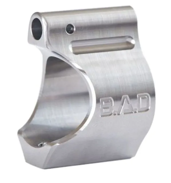 Battle Arms Development Lightweight .750 in Diameter Rifle Gas Block Raw Titanium