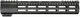 JE Machine Tech AR-15 Ultralightweight Minimalist Partial Top Rail 12 in No Anti Rotation Tabs Black