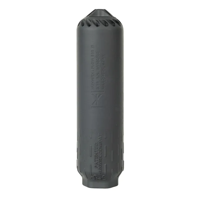 Huxwrx Flow 556 Ti Rifle Suppressor - Black