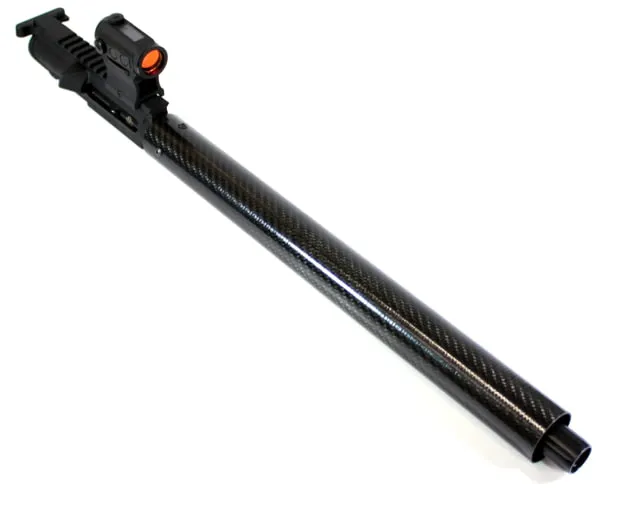 Kaw Valley Precision Slim PCC Carbon Fiber Handguard16.25in Black Medium