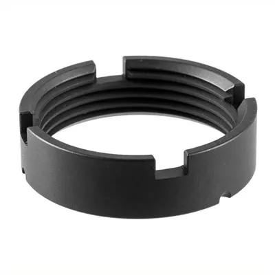 Titanium AR-15 Castle Nut Ti BLK