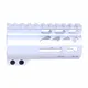 Guntec USA AirLok Series M-LOK Compression Free Floating Handguard w/Monolithic Top Rail 4in Clear