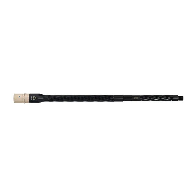 Faxon Firearms Match Spiral Fluted 5R Button Rifled Barrel .308 Win 20", Black