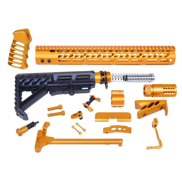 Guntec USA AR-15 Ultimate Rifle Kit Anodized Orange