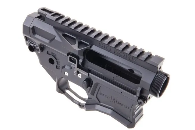 Ascend Armory AR-15 Matched Billet Receiver Set - 6061 Big Bore Shield Deflector
