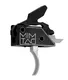 Mimtac Drastic AR-9 Drop-in Trigger Curved Silver/Black