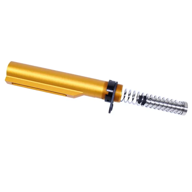 Guntec USA AR-15 Mil-Spec Buffer Tube Set Anodized Orange