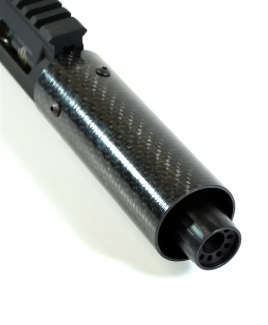 Kaw Valley Precision Slim PCC Carbon Fiber Handguard 4.625in Black Small