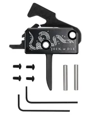 RISE Armament AR-15/AR-10 RA-140 Join or Die Special-Edition Super Sporting Trigger Flat