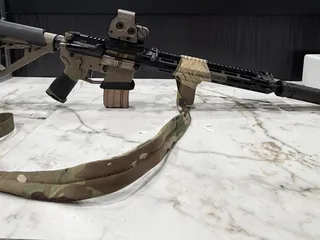 BCM ELW BFH 14.5-inch MCMR on an FDE Aero M4E1 Lower