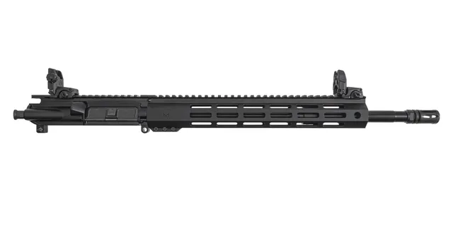 PSA 16" Mid-Length 5.56 NATO 1:7 Nitride 13" Lightweight Hex M-LOK Upper W/ MBUS Sight Set - No BCG or CH