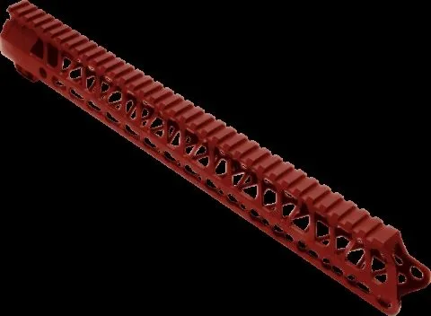 Timber Creek Enforcer AR15 M-LOK Hand Guard Red 15in M E15 HG