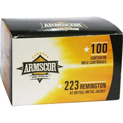 Armscorprecision 223 Remington 62gr Full Metal Jacket 100/Box