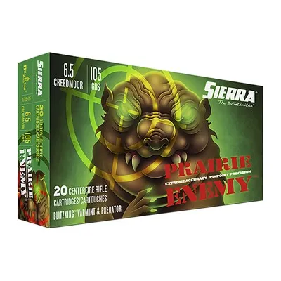 Prairie Enemy 6.5mm Creedmoor 105gr Blitzking 20/Box