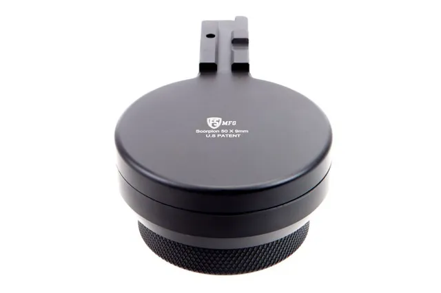 F5 MFG CZ Scorpion 9mm Drum Magazine - 50 RD