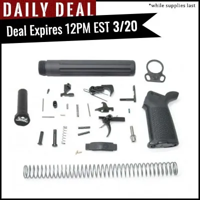 MOE Pistol Lower Build Kit, Black - 39625