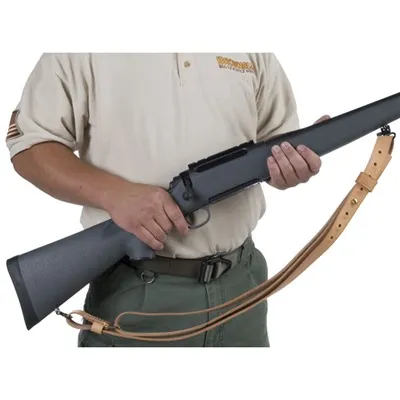 Quick-Set Latigo Sling - 1-1/4" Latigo Sling With Swivels, Tan