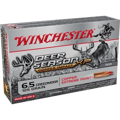 Deer Season XP 6.5 Creedmoor 125gr Extreme Point Copper Impact 20/Box