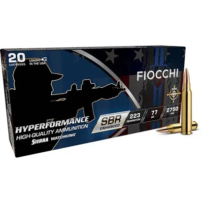 Hyperformance SBR Enhanced 223 Rem 77gr Matchking HPBT 20/Bx
