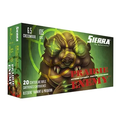 Prairie Enemy 6.5mm Creedmoor 105gr Blitzking 200/Case