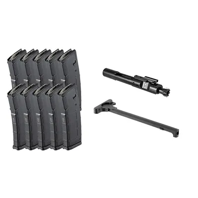 Bundle M16 BCG 5.56mm/Charging Handle/PMAG Gen M2 30-Rd Mag 10pk