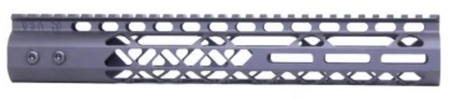 Guntec USA Air Lite M-LOK Free Floating Handguard w/Monolithic Top Rail 12in Black