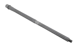Shaw AR-15 300 HAM'R Threaded Barrel Straight Flute 18in HBAR Profile 1-12 Twist 5/8-24 Thread Matte Stainless