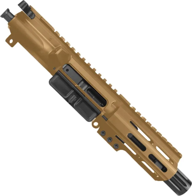 ABC RIFLE COMPANY AR9 9mm Luger Pistol 4in Barrel M-LOK Handguard Complete Upper Receiver w/BCG And Charging Handle Bronze