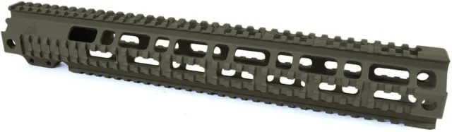AT3 Tactical Pro Series Free Float Quad Rail AR15 Handguards 15in Extended Rifle Length ODG