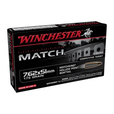 Elite Marksman 7.62x51 NATO 175gr Sierra Matchking HPBT 20/Box