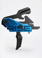 RISE Armament Blitz Defense G2 Slide-and-Snap AR Trigger Flat Interchangeable Blade Face Black/Black